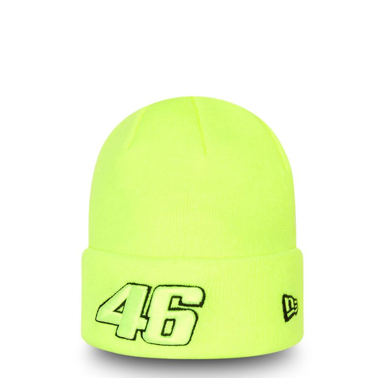 Gorras New Era Beanies Amarillos - VR46 Core 45768ZCYX